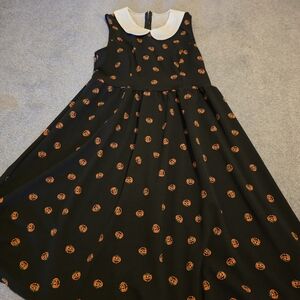 Jack O Lantern Peter Pan Collar Dress